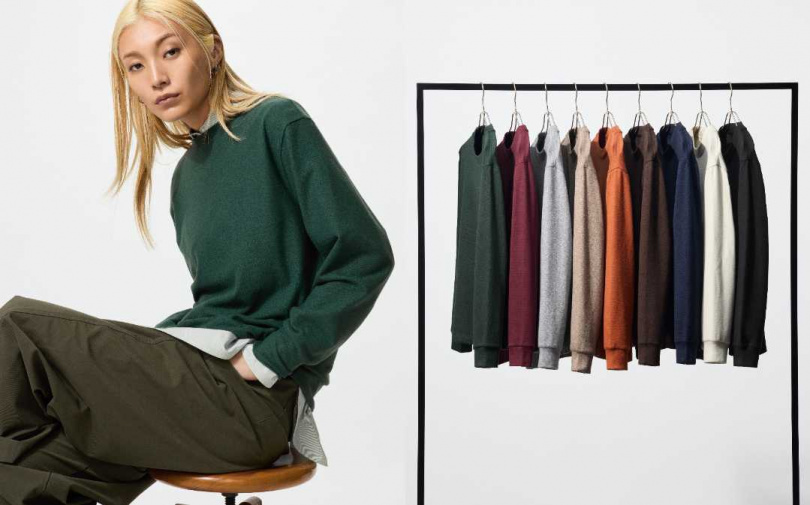 柔軟針織刷毛圓領T恤／感謝價格390元（圖／品牌提供）