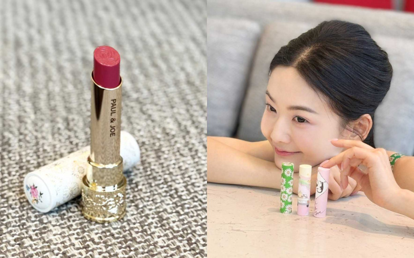 PAUL&JOE奢光金西洋菊唇膏盒／620元、甜情蜜意限量唇膏盒／310元（圖／吳雅鈴攝）