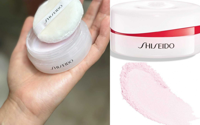 三款色選中專為亞洲膚色特調的#03月光粉，是以粉色基底結合冷色珠光，更能修飾蠟黃感！（圖／吳雅鈴攝、品牌提供）