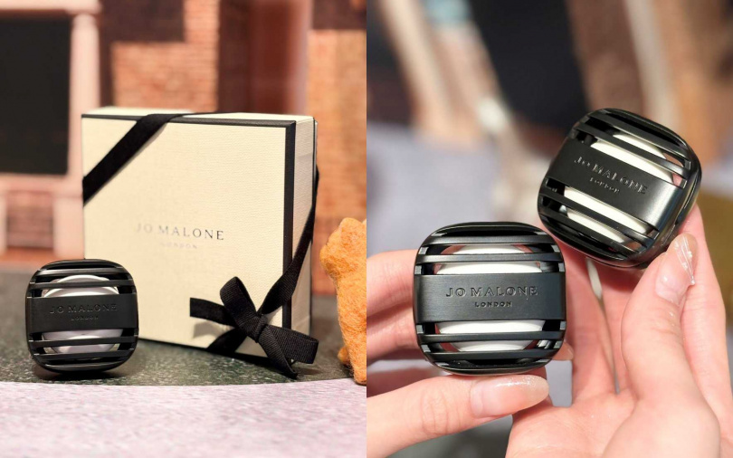 Jo Malone London車用擴香盒/2,000元、車用擴香蕊心/2,350元(圖/吳雅鈴攝)