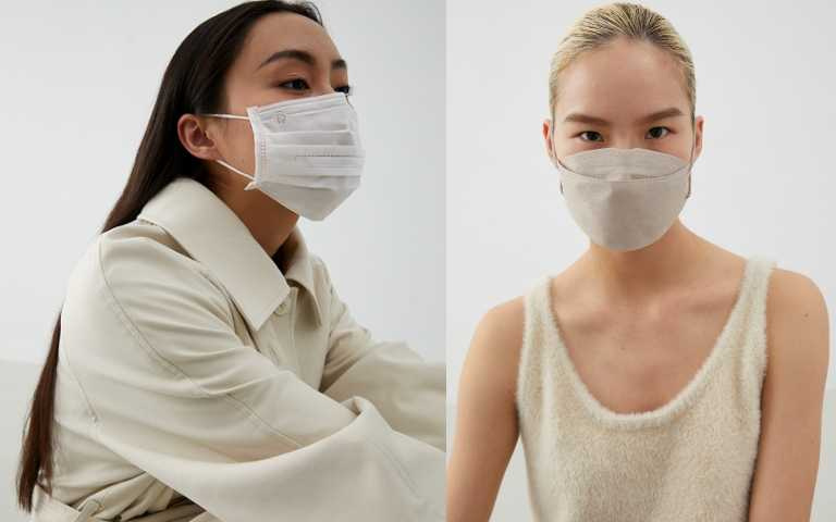 「EVERY BREATH」聯手「易廷」醫療口罩製造廠，推出兩大系列雙鋼印醫療口罩，分別為(左)「深呼C 雙鼻線醫療口罩」（#CC口罩），及(右)「D壓差 4D醫療口罩」（#DD口罩）（圖／品牌提供）