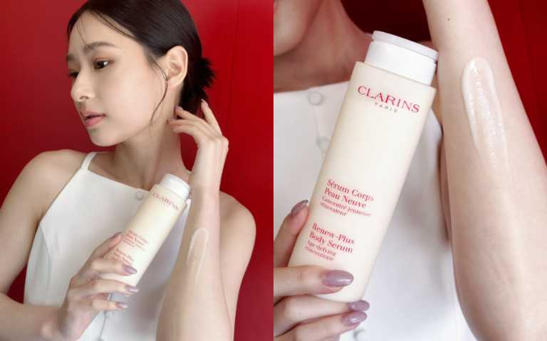 克蘭詩 極美活膚身體精華 200ml／2,550元（圖／廖怡婷 攝）