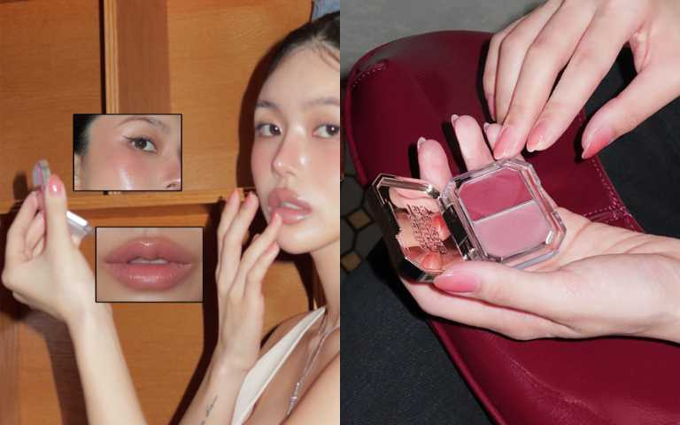 alternative stereo 寶石光雙色唇頰盤光澤蕊芯／165元、絲絨款蕊芯／165元（圖／取自 alternativestereo IG）