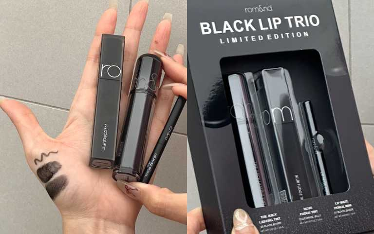 粉絲不僅能在夢幻粉紅場景中拍照打卡，還能搶先體驗這款極具收藏價值的酷黑唇彩限定組。（圖／廖怡婷 攝）