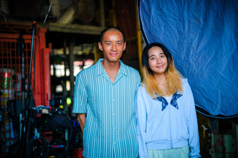 《黑潮》男女主角陳澤耀（左）與李沐嘗試從未試過的全新造型，讓人無法一眼認出他們。（圖／甲上提供）