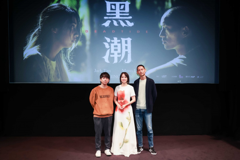 《黑潮》的黃金陣容為導演池家慶（左起）、監製李心潔、監製王禮霖攜手合作。（圖／甲上提供）