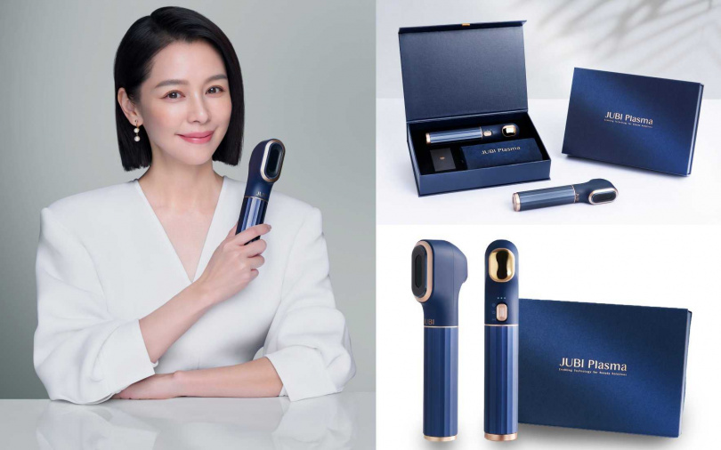 徐若瑄說JUBI Plasma 離子束時光機就像她的隨身美容師，只要每天給自己幾分鐘，就能溫柔地呵護自己的美麗。（圖／品牌提供）