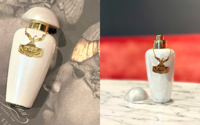 威尼斯商人我的珍珠淡香精50ml／5,000元、100ml／7,600元（圖／吳雅鈴攝）