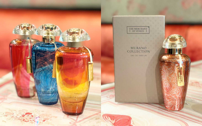 威尼斯商人慕拉諾島系列50ml／3,900元、100ml／5,800元（圖／吳雅鈴攝）