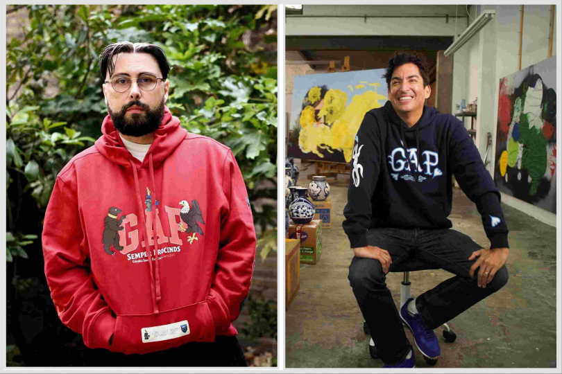 圖說:Gap X Eduardo聯名系列帽T、Gap X Edward Crutchley聯名系列帽T、Gap X Come Tees聯名系列帽T,各3,299元。(圖/品牌提供)