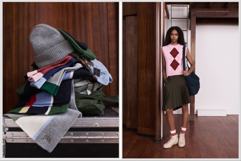圖說:UNIQLO and JW ANDERSON2026秋冬系列,針織、格紋襯衫與復古配件帶來豐富的疊穿選擇。(圖/品牌提供)