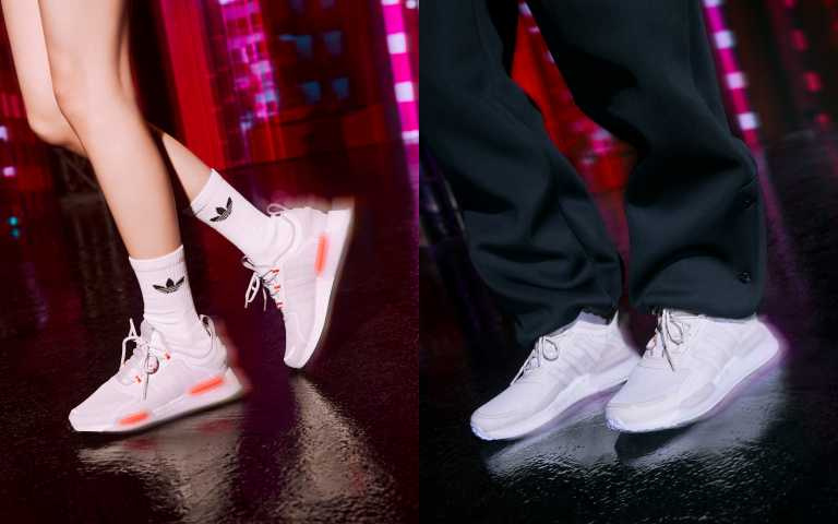 (左右)adidas Originals攜手女團BLACKPINK演繹全新NMD_V3鞋款 /5690元。（圖／品牌提供）