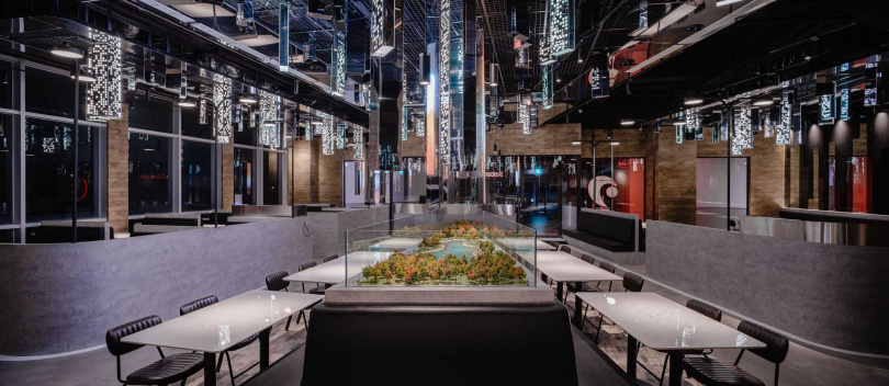 店內中島檯面，以「中央公園」為設計概念，讓人彷彿漫步於紐約市中心！（圖．Second Floor提供）