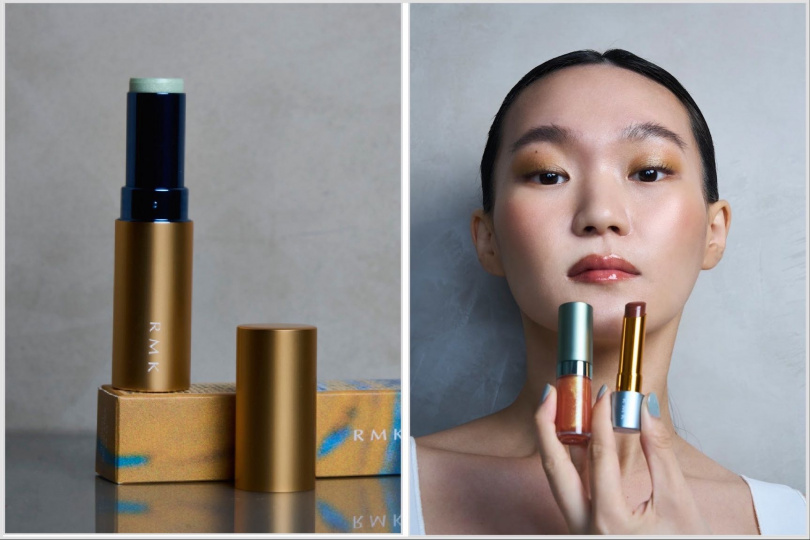 RMK 透光唇蜜 3.6g／1,200元；透光眼頰棒 6.3g／1,250元（圖／品牌提供）