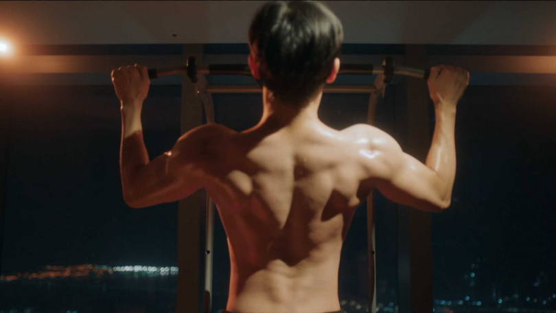 振永大秀好身材。(圖/中天提供)