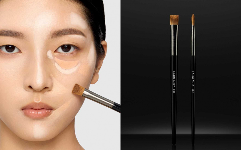 KAI BEAUTY高訂無痕遮瑕刷#C01/680元、高訂精細遮瑕刷#C02/680元(圖/品牌提供)