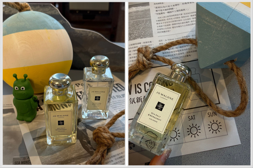 Jo Malone London海鹽與佛手柑香水30ml / 2,950元、50ml / 4,200元、100ml / 5,850元。(圖/tingting攝)