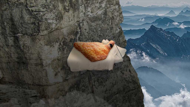 炸雞睡袋（圖／MOS摩斯漢堡提供）
