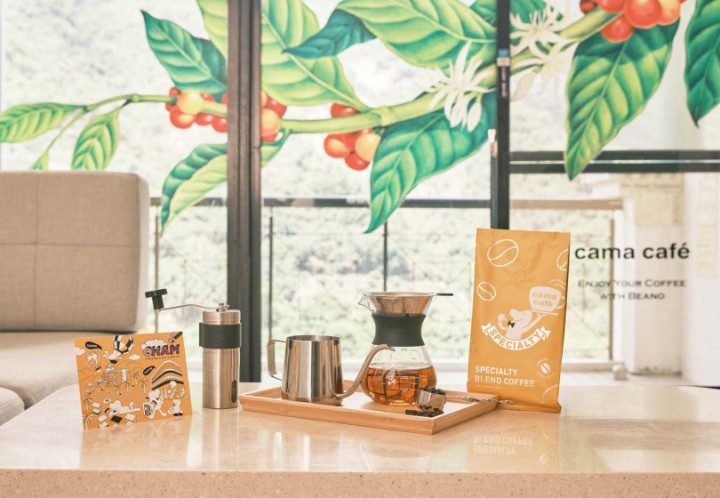 「重量級玩咖」方案提供手沖咖啡組及旗艦門市CAMA COFFEE ROASTERS限定咖啡豆，讓旅人能夠親自磨豆及體驗手沖咖啡。