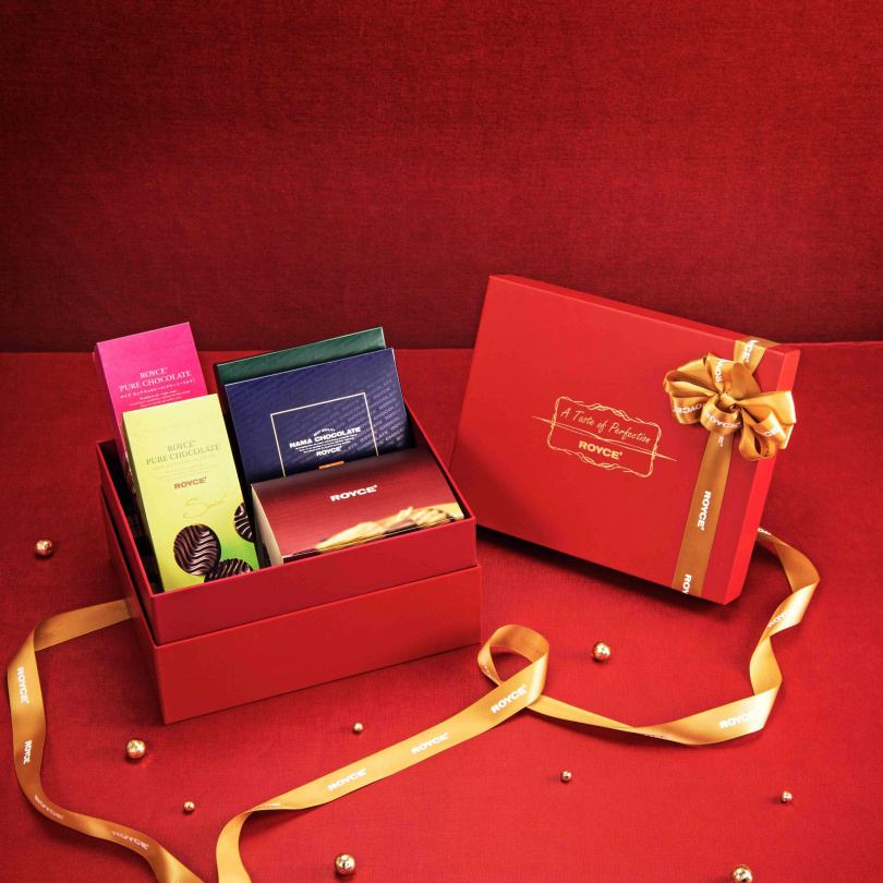 瞄準企業贈禮市場，ROYCE’提供全方位的企業客製服務，可針對企業送禮需求提供超過百款以上ROYCE'巧克力隨選自組禮盒。