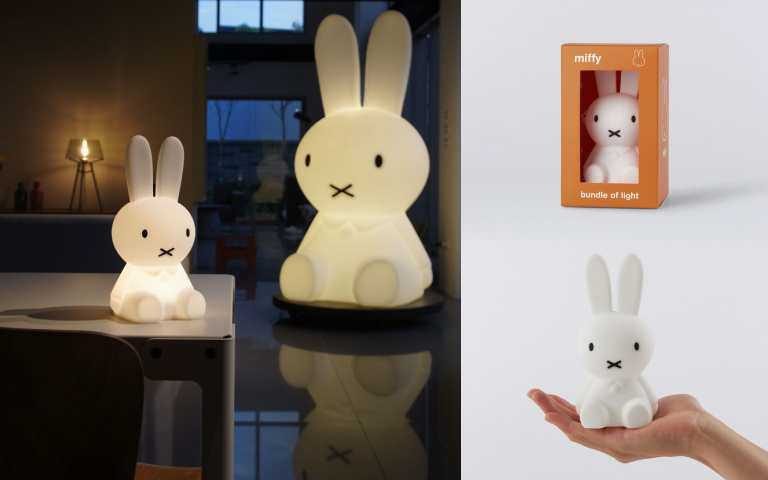 Mr. Maria 迷你米飛兔夜燈還有推出超大型的戶外大型米飛兔燈唷（圖／品牌提供）！    