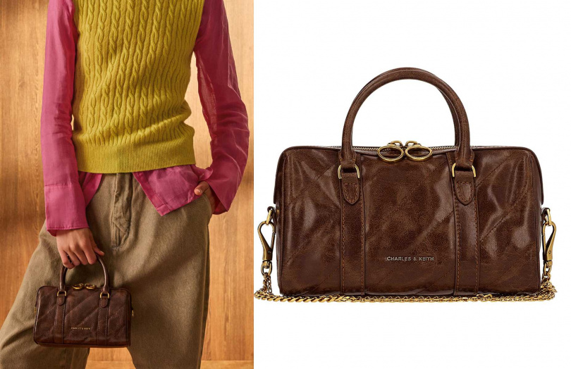 CHARLES & KEITH Philomena金屬鍊托特包／2,790元（圖／品牌提供）