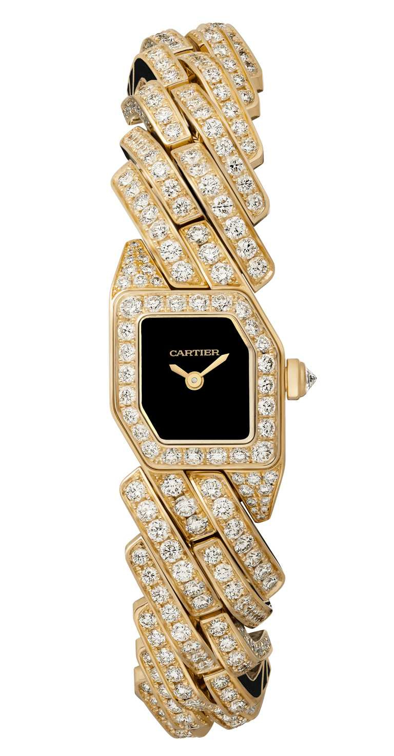 CARTIER「Maillon de Cartier」系列腕錶，黃K金款，限量50只╱3,680,000元。（圖╱CARTIER提供）