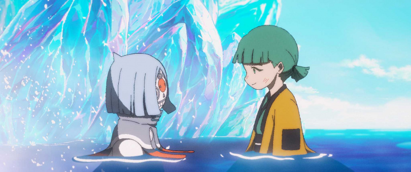 《世外》描述最萌陰間使者「小鬼」與拒絕轉世的女孩「小妹」跨越千年的生死約定。(圖/甲上提供)