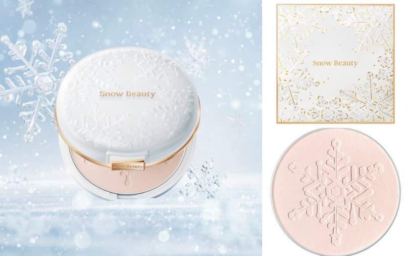 Snow Beauty雪花香氛魔法盒「世紀初雪」粉盒+雪粉餅25g/2,150元、粉蕊25g/1,200元(圖/品牌提供)