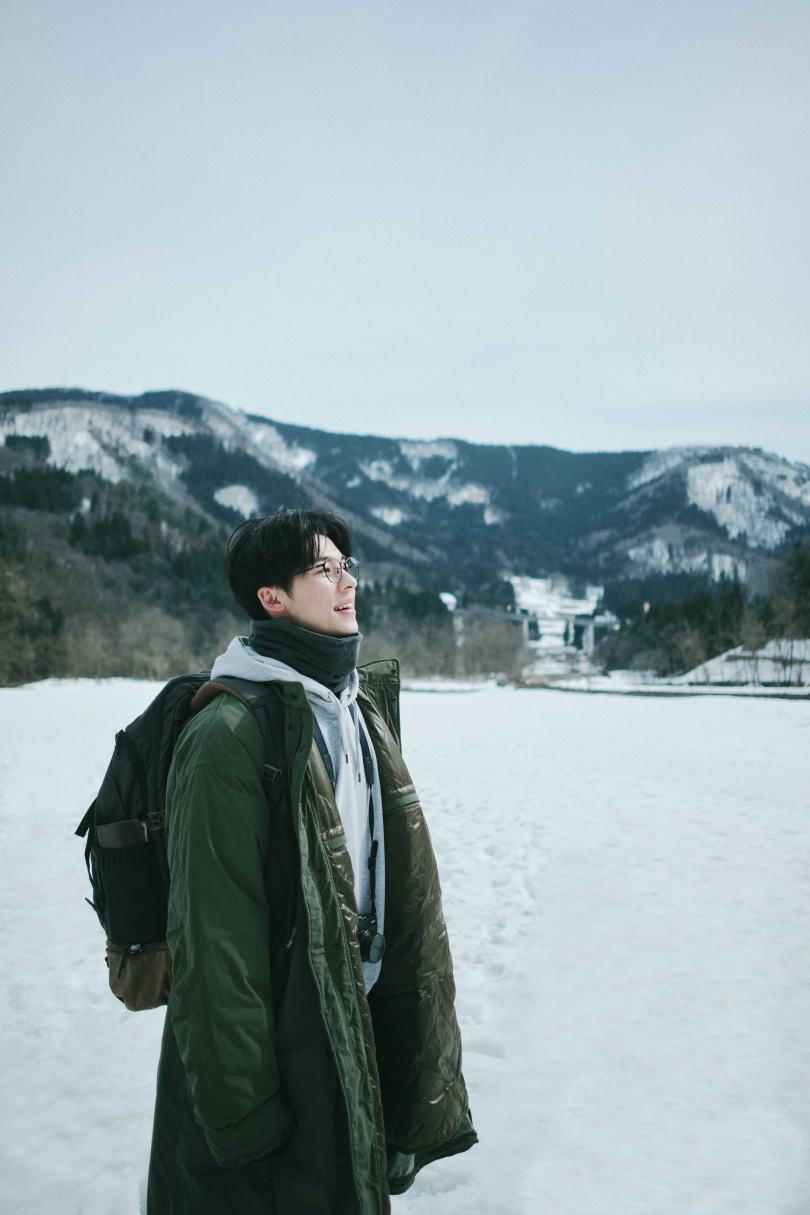 《青春18x2通往有你的旅程》許光漢在18年後來到日本，踏上與初戀重逢的旅程。（圖／翻滾吧男孩電影提供）