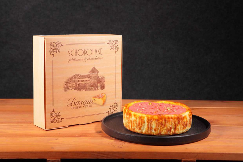 莓果巴斯克乳酪蛋糕(圖／巧克力雲莊提供）