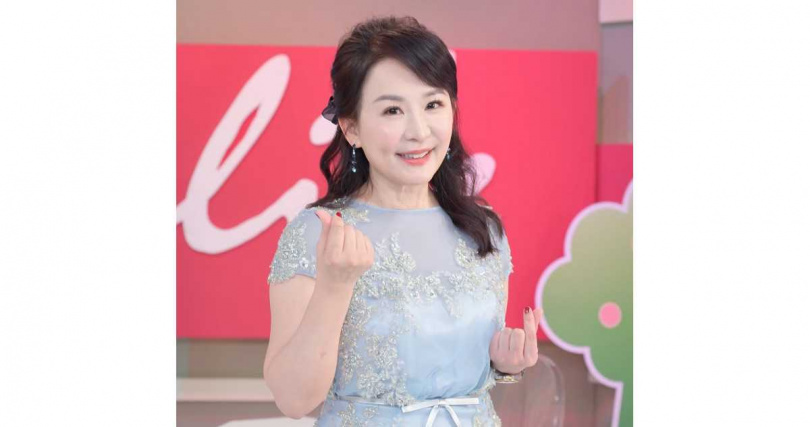 健康最前線製作人主持人陳力瑜，力瑜青春的秘訣：就是保持一顆喜樂的心（圖／健康最前線提供）。