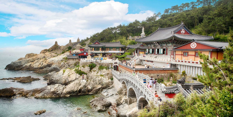 李雅英推薦景點釜山海東龍宮寺。(圖/韓國觀光公社提供)