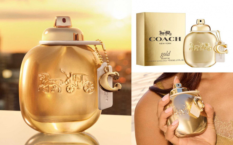 COACH GOLD時尚閃耀香精30ml／2,300元、50ml／3,450元、90ml／4,500元（圖／品牌提供）