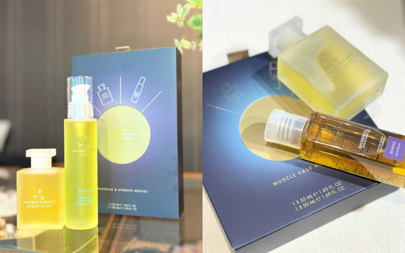 AA明煥雙星組／4,000元、AA舒緩自在組／2,500元（圖／吳雅鈴攝）