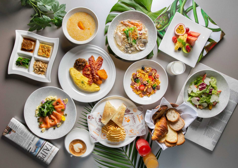 台北萬豪Garden Kitchen提供中西式豐盛自助早餐。（圖片提供／台北萬豪）