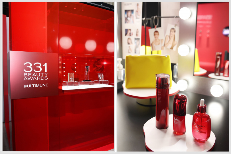 SHISEIDO資生堂國際櫃山茶花系列。SHISEIDO 紅妍山茶花修護精華 15ml / 1,600元、30ml / 3,100元、50ml / 4,350元、75ml / 5,600元。(圖/品牌提供)