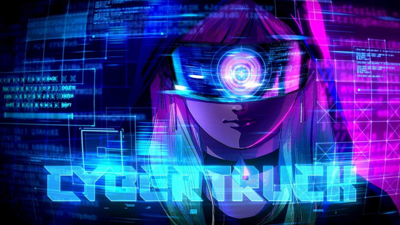 〈Cybertruck〉畫面不僅色彩豐富，同時將兩位成員以動畫形象呈現在MV中。（圖／滾石唱片提供）