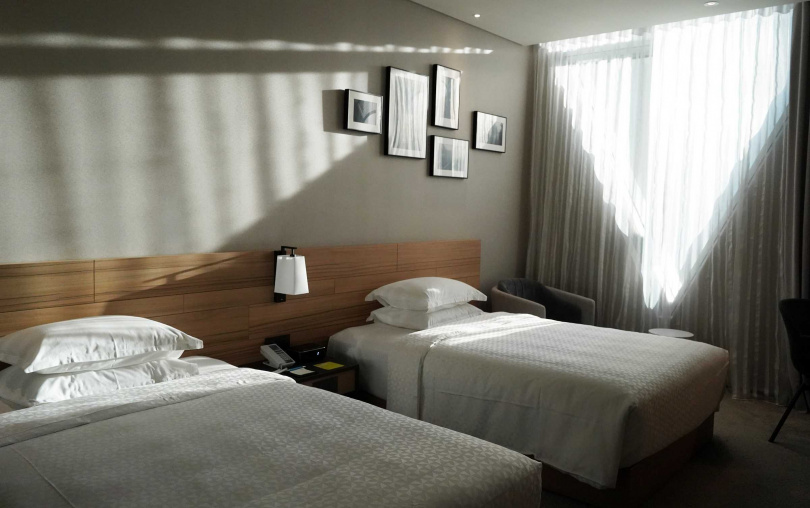 「傳統客房」雙床房型。