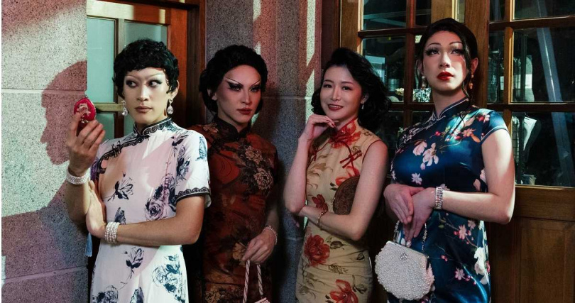 《搜查瑠公圳》眼肉芽打扮酒家女,率變裝皇后再登「風月樓」聊八卦。