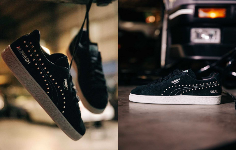 PUMA × MJF × DEAL lifestyle SUEDE 聯名鞋款(圖/品牌提供)