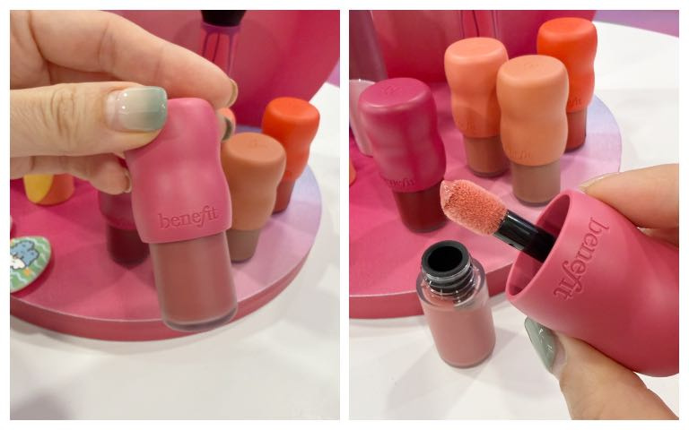 氣墊式刷頭設計能精準控制用量,新手也能快速上妝不失手,輕鬆打造像韓星一樣的柔霧頰彩。(圖/tingting攝)