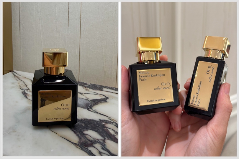 Maison Francis Kurkdjian絲絨沙幕香精35ml / 9,400元、70ml / 14,500元。（圖／品牌提供）