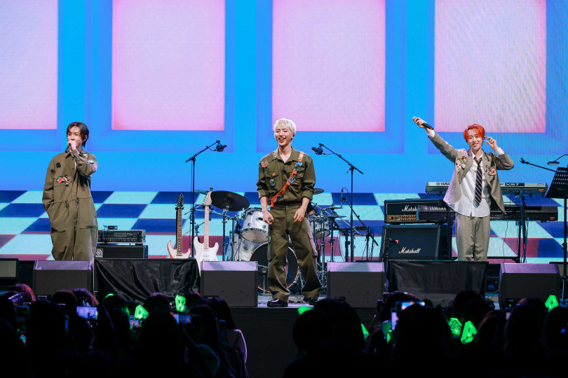 M.O.N.T首次以樂團形式在台表演。(圖/ONINN ASIA提供)