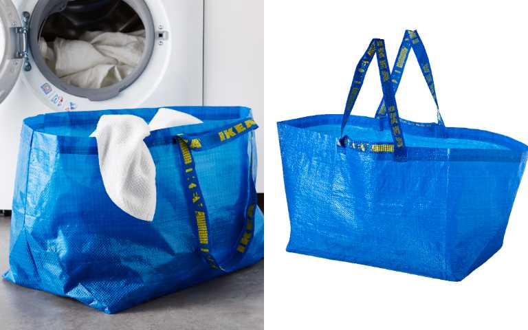 IKEA FRAKTA環保購物袋 藍色/29元(圖/品牌提供)