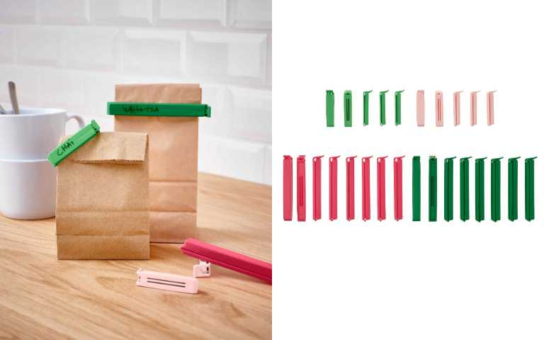 IKEA BEVARA袋子封口夾 26件組/59元(圖/品牌提供)