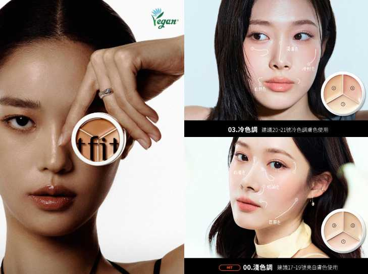 TFIT專業無痕遮瑕膏 全2色 各/349元(圖/取自 POYA 官網)