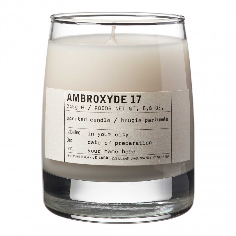 ambroxyde 17_降龍涎香17香氛蠟燭245g，售價$2700（圖/LE LABO提供）