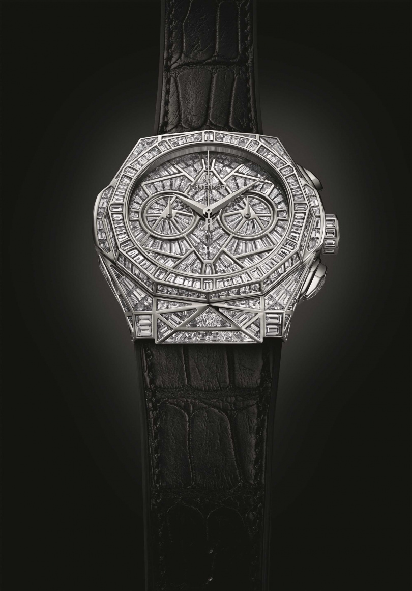 經典融合系列ORLINSKI 白金方鑽計時碼錶／18,966,000元（圖／品牌提供）