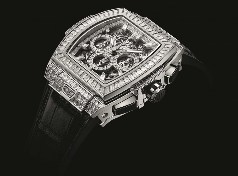 SPIRIT OF BIG BANG白金方鑽計時碼錶／ 11,445,000元（圖／品牌提供）